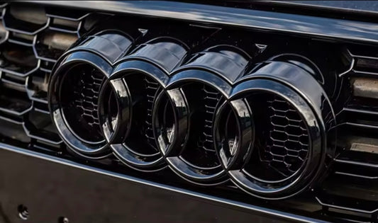 Logo Audi Noir Brillant